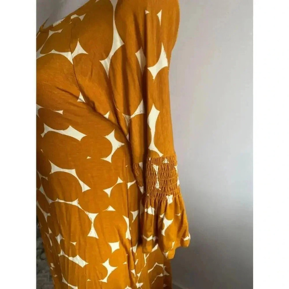 NWT Women's Agnes & Dora Dress - Size S - Yellow Big Gold Fun Dot Walker - Picture 2 of 10